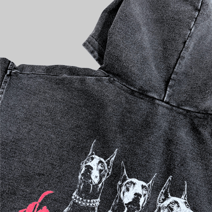 Cerberus 3 Dog Zip Hoodie