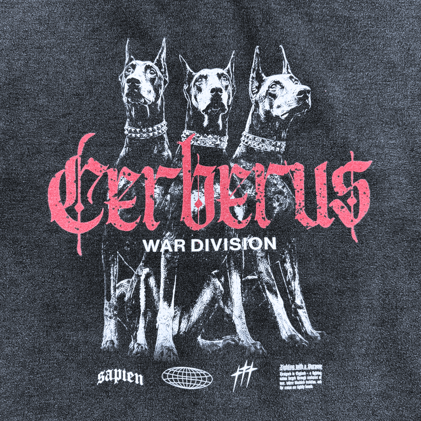 Cerberus 3 Dog Zip Hoodie