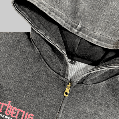 Cerberus 3 Dog Zip Hoodie