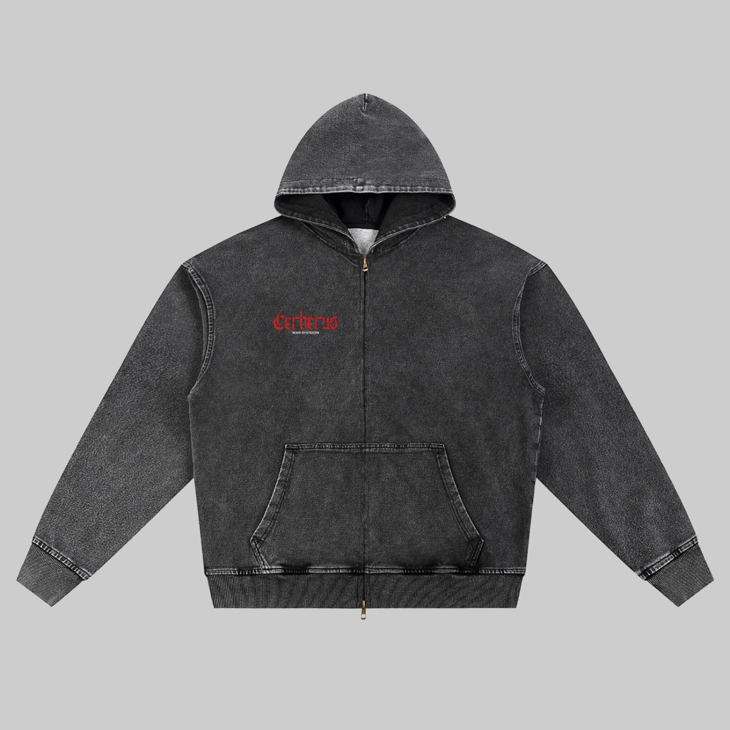 Cerberus 3 Dog Zip Hoodie
